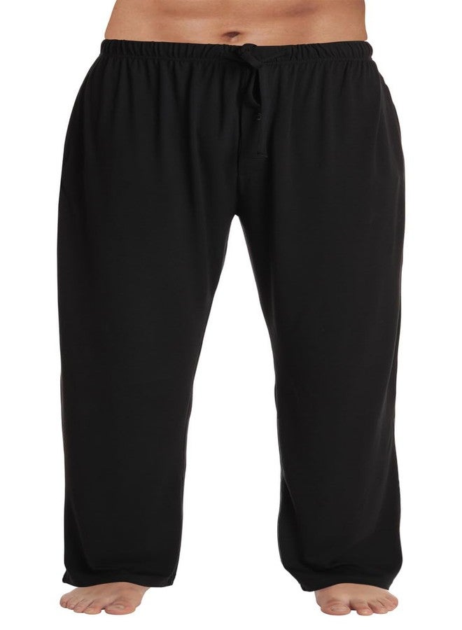 #فولومي #تابعني بنطال بيجاما رجالي فائق النعومة من البوليستر والإيلاستين مع جيوب 45904-BLK-XL - Image 1